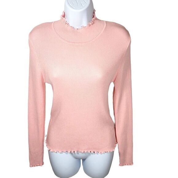 Nasty gal pink mock neck top - Picture 2 of 6